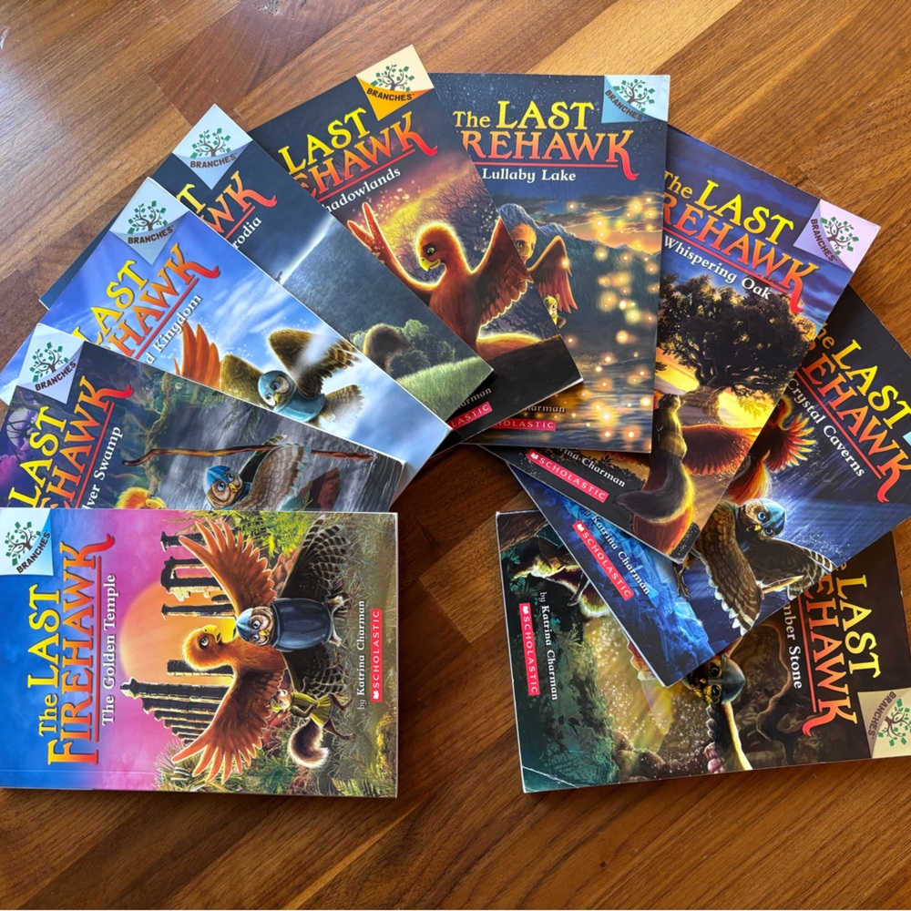 Scholastic The Last Firehawk Colorful Book Collection